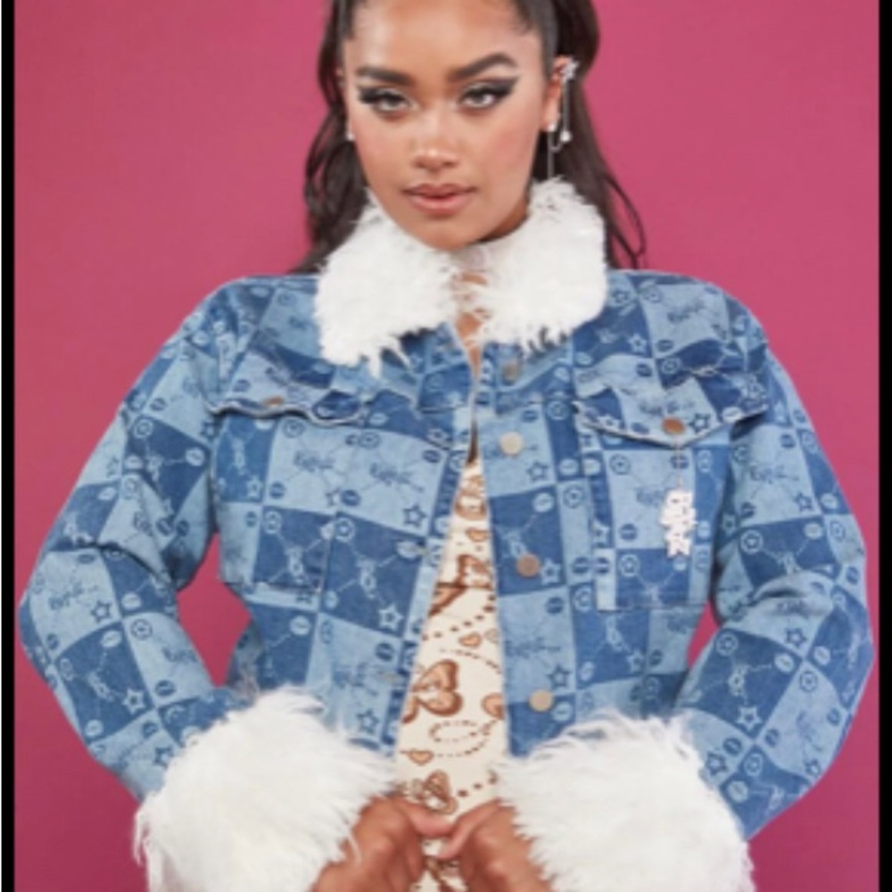 💥dollskill rhtf size 3x denim jacket final markdown! NO OFFERS ❌